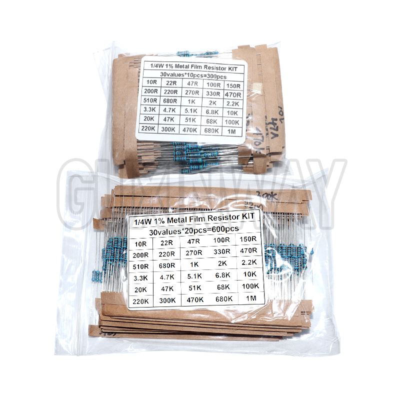 Resistor Kit 1 4W - 1/4W 1% Metal Film Resistor KIT