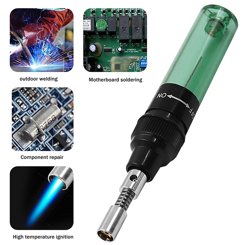 Flux Pen Electronics - 1PC Plastic Metal 1300℃ Butane Soldering
