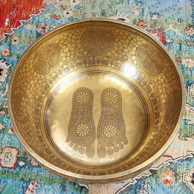 Learn Diy Electronics - Nepal Handmade Brass Tibetan Bowl Large