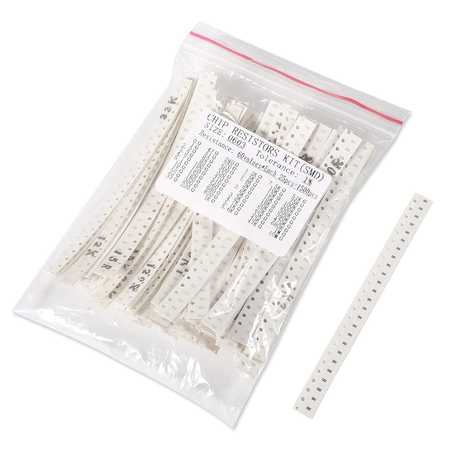 Resistor Kit 1 4W - 1500PCS 0603 SMD Resistor Kit, 0