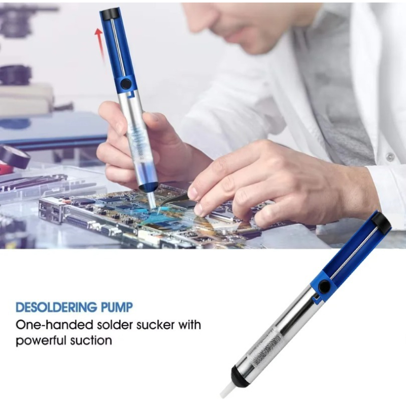 Desoldering Pump Solder - Semi Aluminum Solder Desoldering Pump Manual