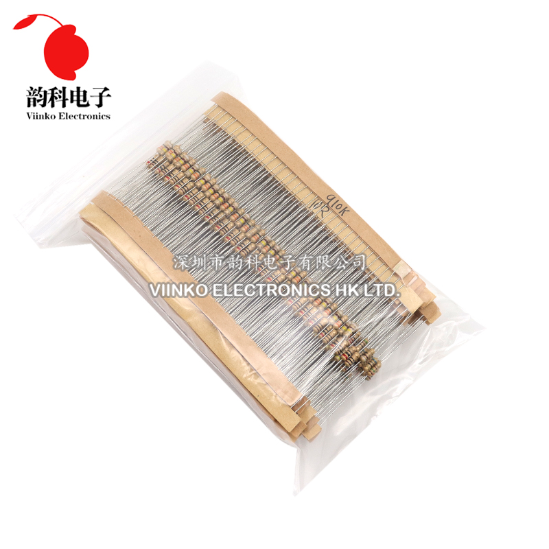 Resistor Kit 1 4W - 860pcs 1/4W Carbon Film Resistor Kit