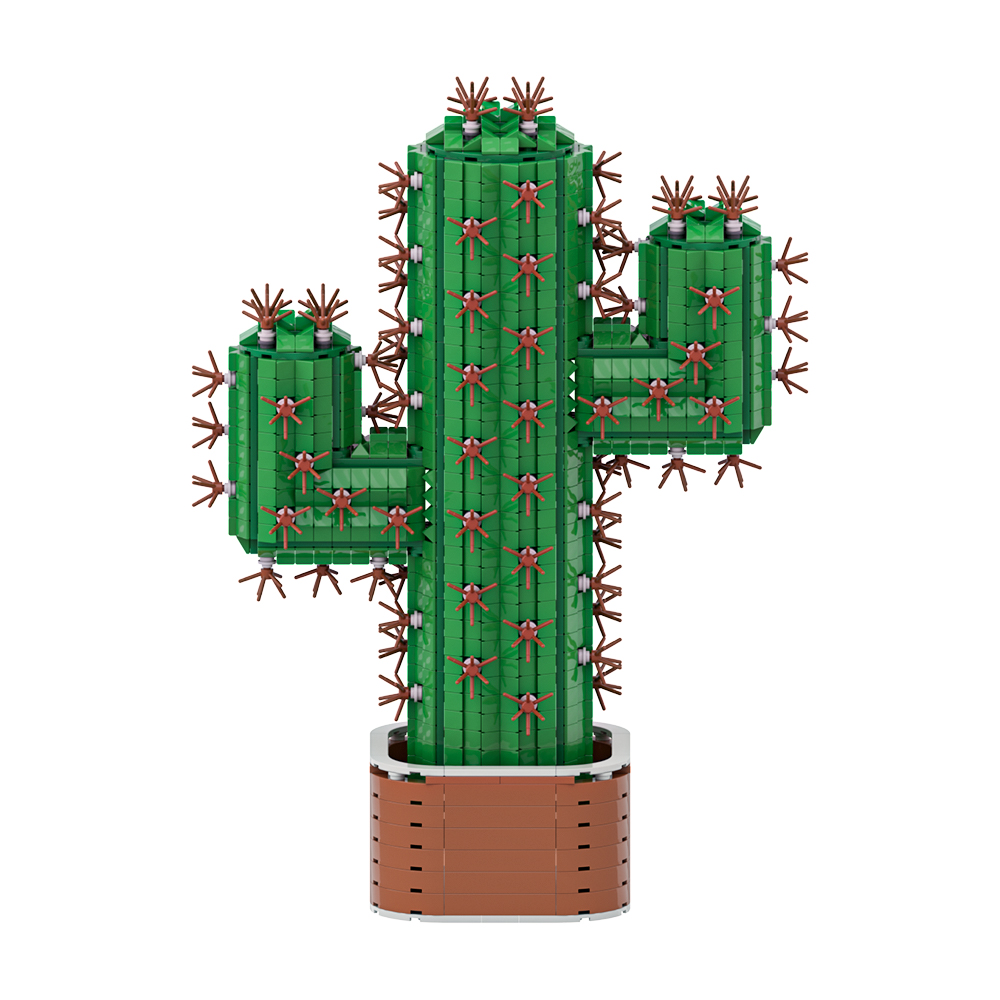 Diy Lego Electronics - Gobricks MOC The Giant Cactus Building