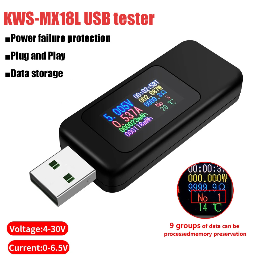 Logic Analyzer Usb - 10 in 1 USB Tester DC