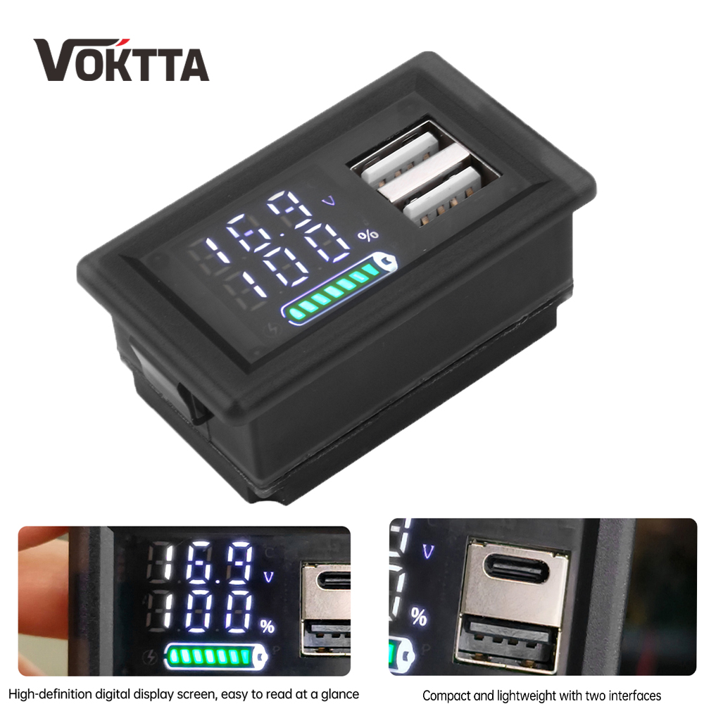Logic Analyzer Usb - USB+Type-C/Dual USB 9V 12V 24V Battery