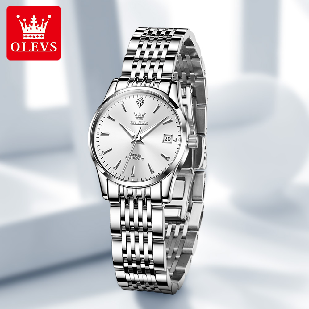 OLEVS 6635 Women's Mechanical  - Push Button Tactile ulasan dan harga