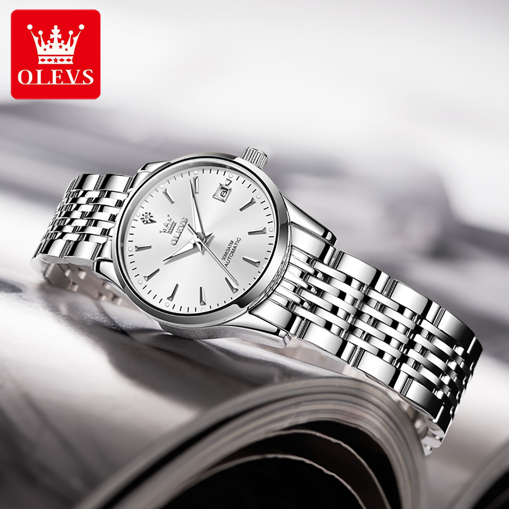OLEVS 6635 Women's Mechanical  - Push Button Tactile ulasan dan harga