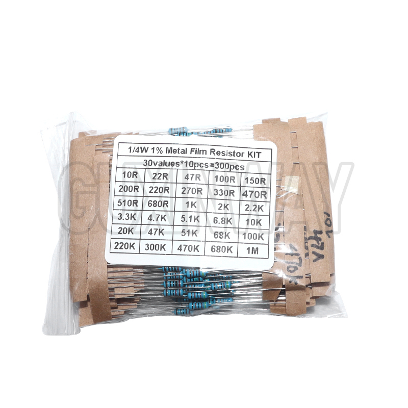 1/4W 1% Metal Film Resistor KI - Resistor Kit 1 4W ulasan dan harga