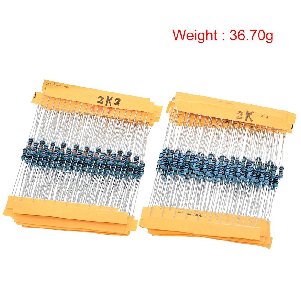 TZT 1Pack 300Pcs 10 -1M Ohm 1/ - Resistor Kit 1 4W ulasan dan harga