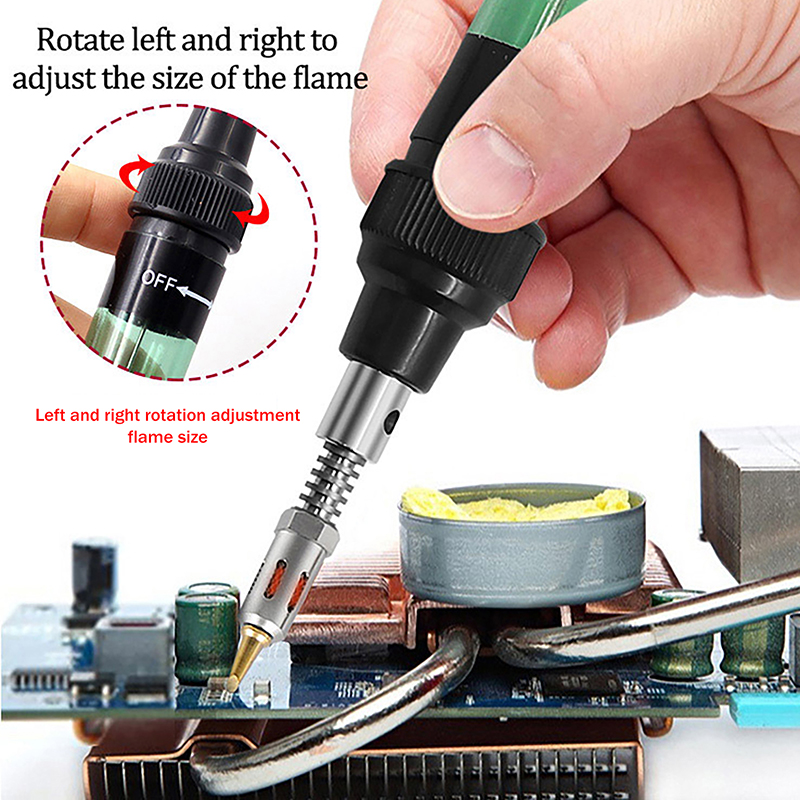 1PC Plastic Metal 1300℃ Butane - Flux Pen Electronics ulasan dan harga
