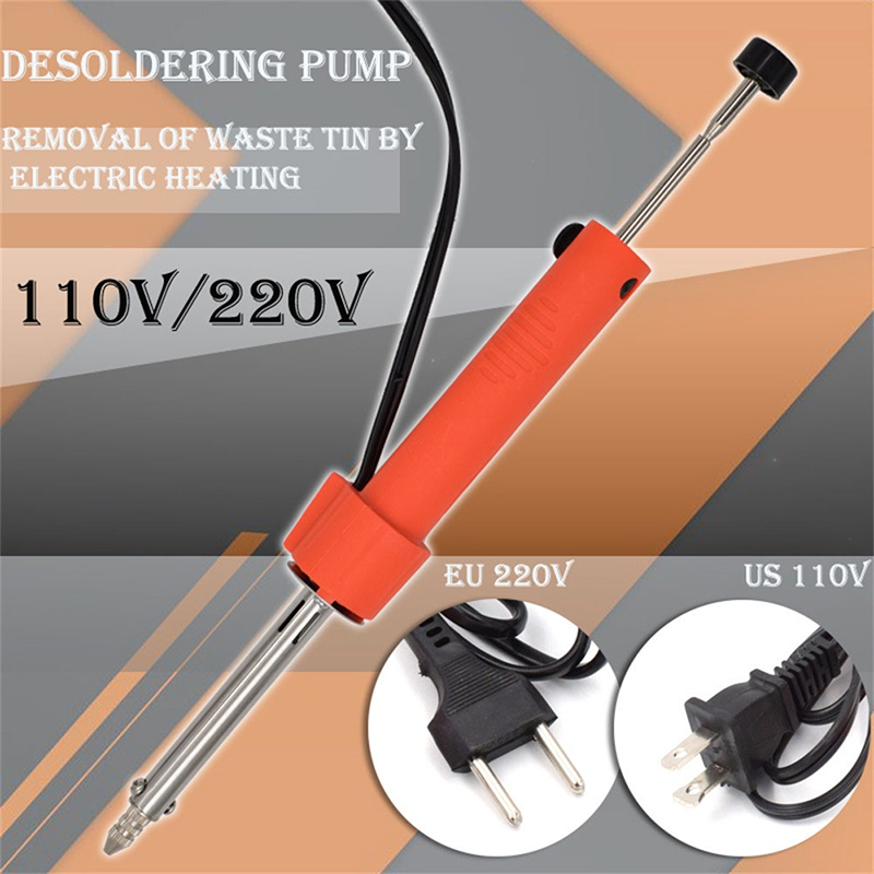 1Pc Electrothermal Vacuum Sold - Desoldering Pump Solder ulasan dan harga