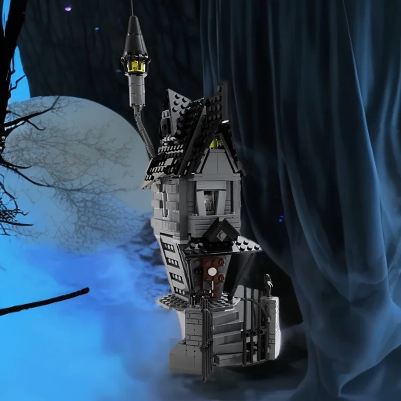 Gothic Skellington Castle Buil - Diy Lego Electronics ulasan dan harga