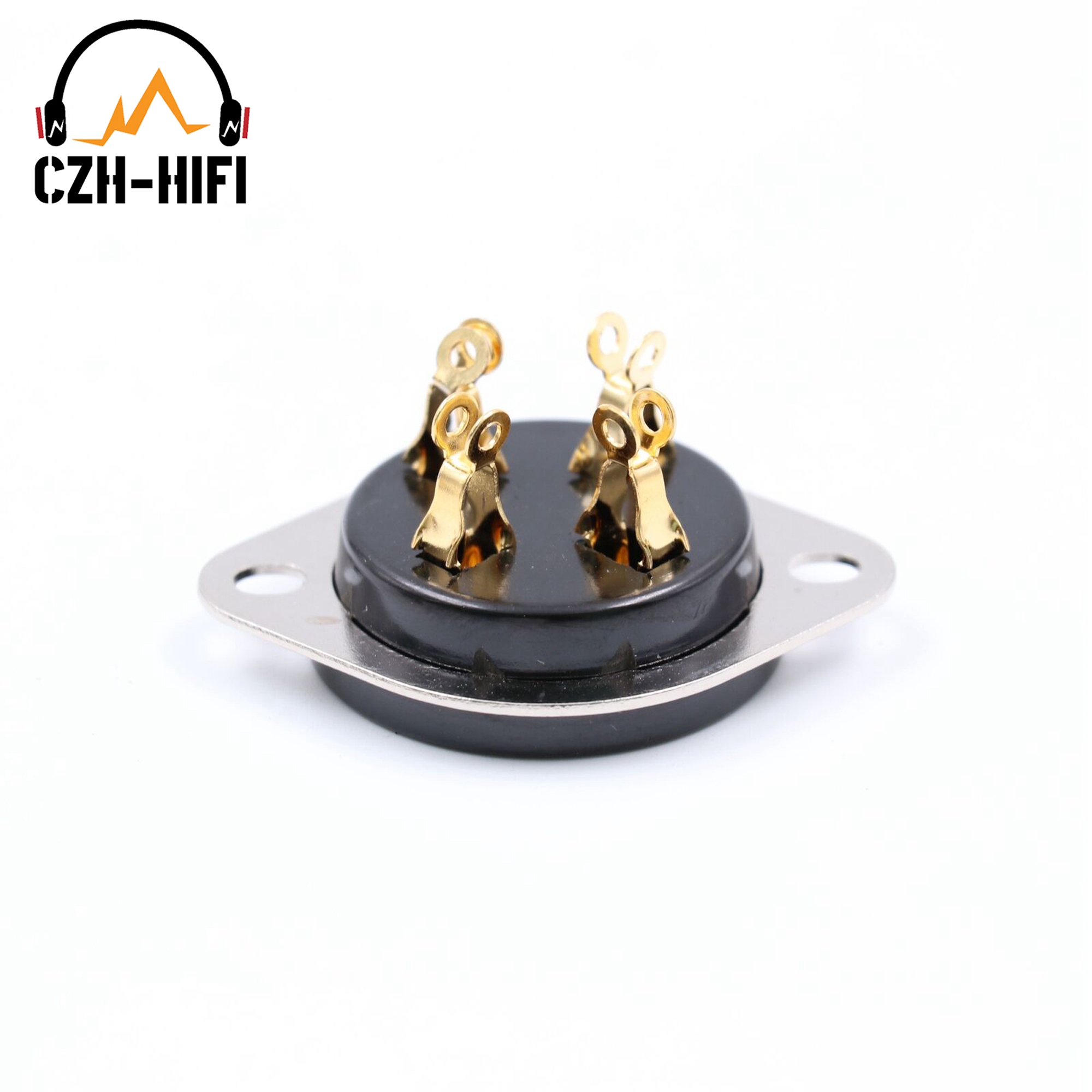 1PC 4in Tube Socket Bakelite V - Diy Electronics Audio ulasan dan harga