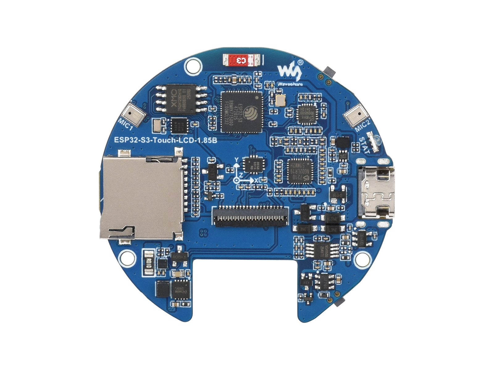 ESP32-S3 1.85inch LCD Capaciti - Diy Electronics ulasan dan harga