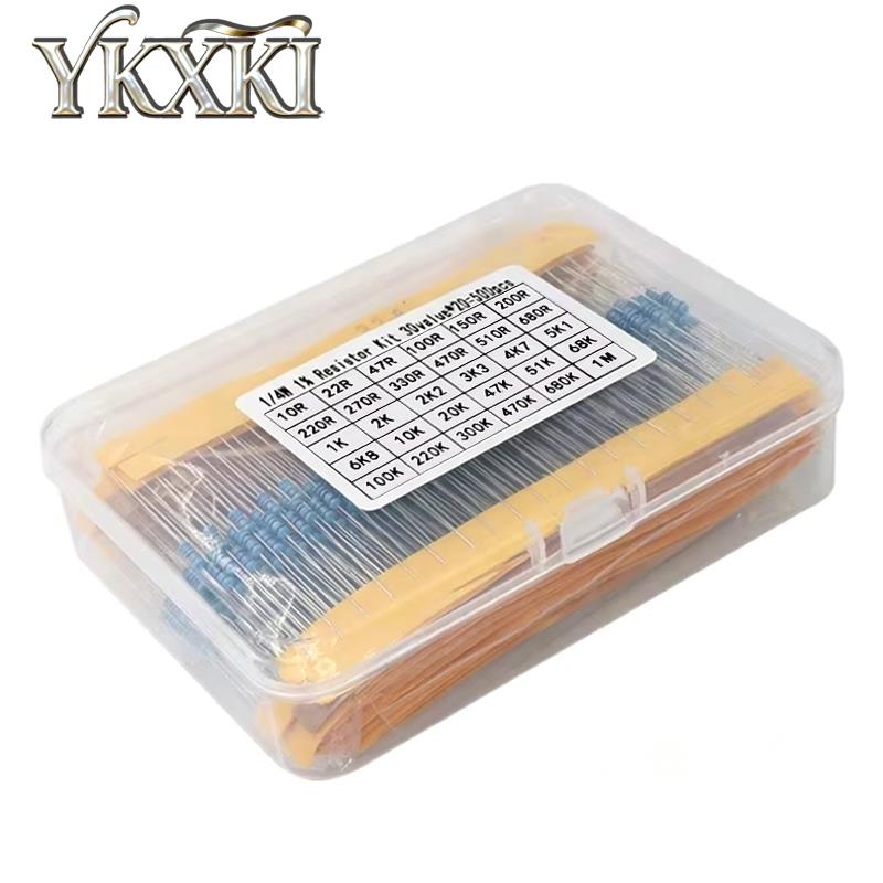 300pcs 600pcs 820pcs 1/4W 1% M - Resistor Kit 1 4W ulasan dan harga