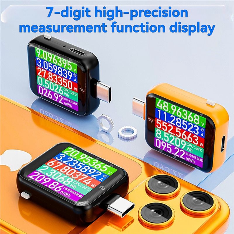 T3 USB-C Tester Digital Voltag - Logic Analyzer Usb ulasan dan harga
