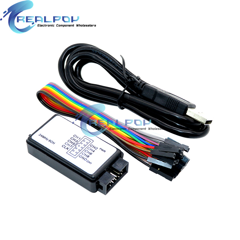 USB Logic Analyzer 24MHz 8 Cha - Logic Analyzer Usb ulasan dan harga