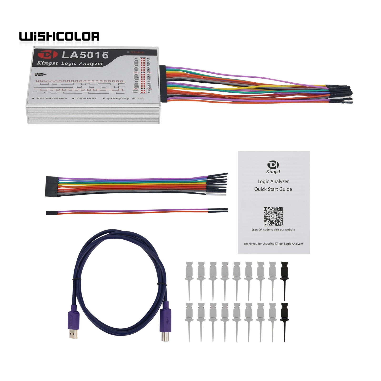 Wishcolor LA5016 USB Logic Ana - Logic Analyzer Usb ulasan dan harga