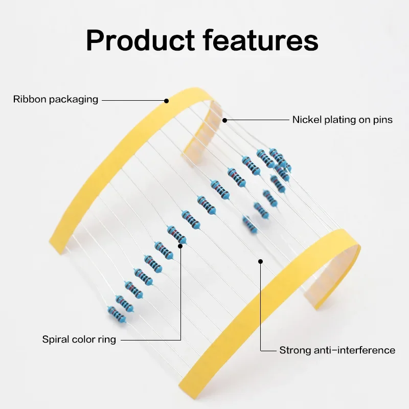 300/600pcs 1% Resistor Set Res - Resistor Kit 1 4W ulasan dan harga
