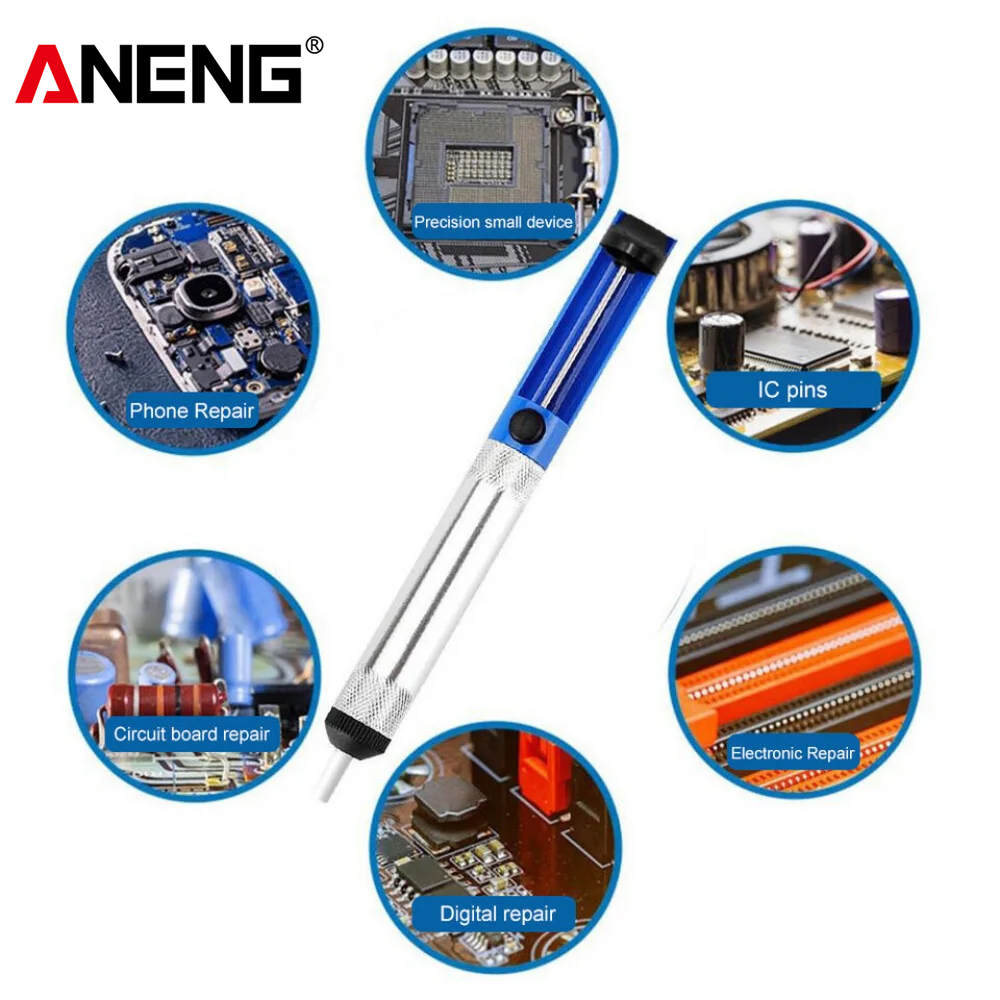 ANENG Desoldering Pump Iron De - Flux Pen Electronics ulasan dan harga