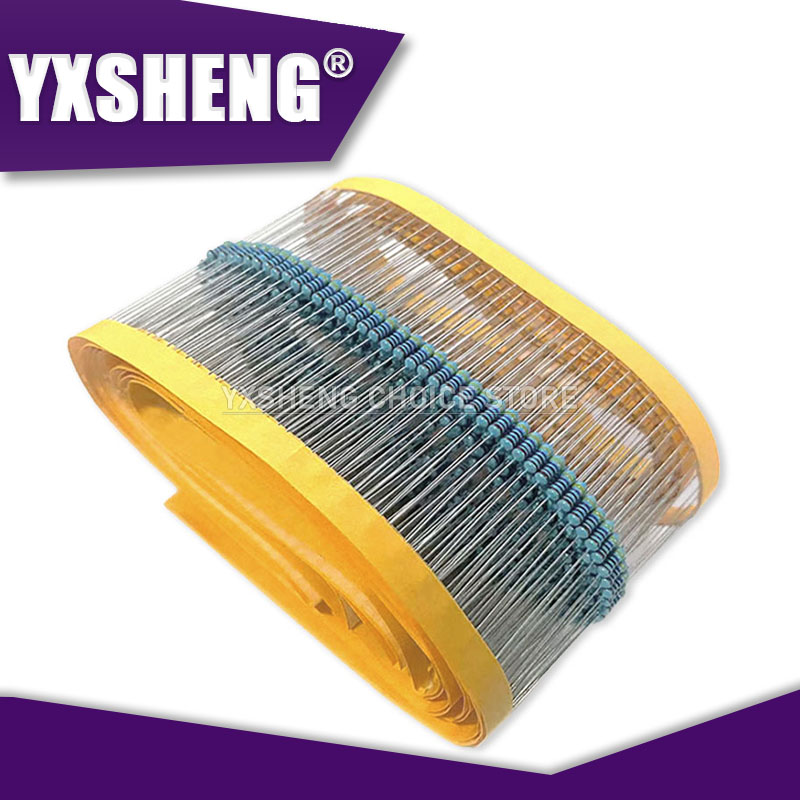 100PCS 1/4W Metal Film Resisto - Resistor Kit 1 4W ulasan dan harga