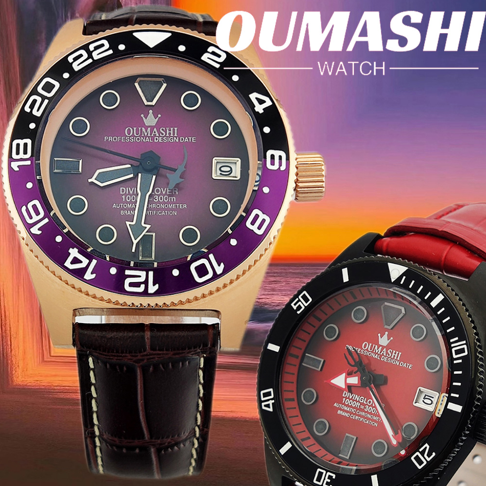40.5mm customized watch NH35 M - Push Button Tactile ulasan dan harga