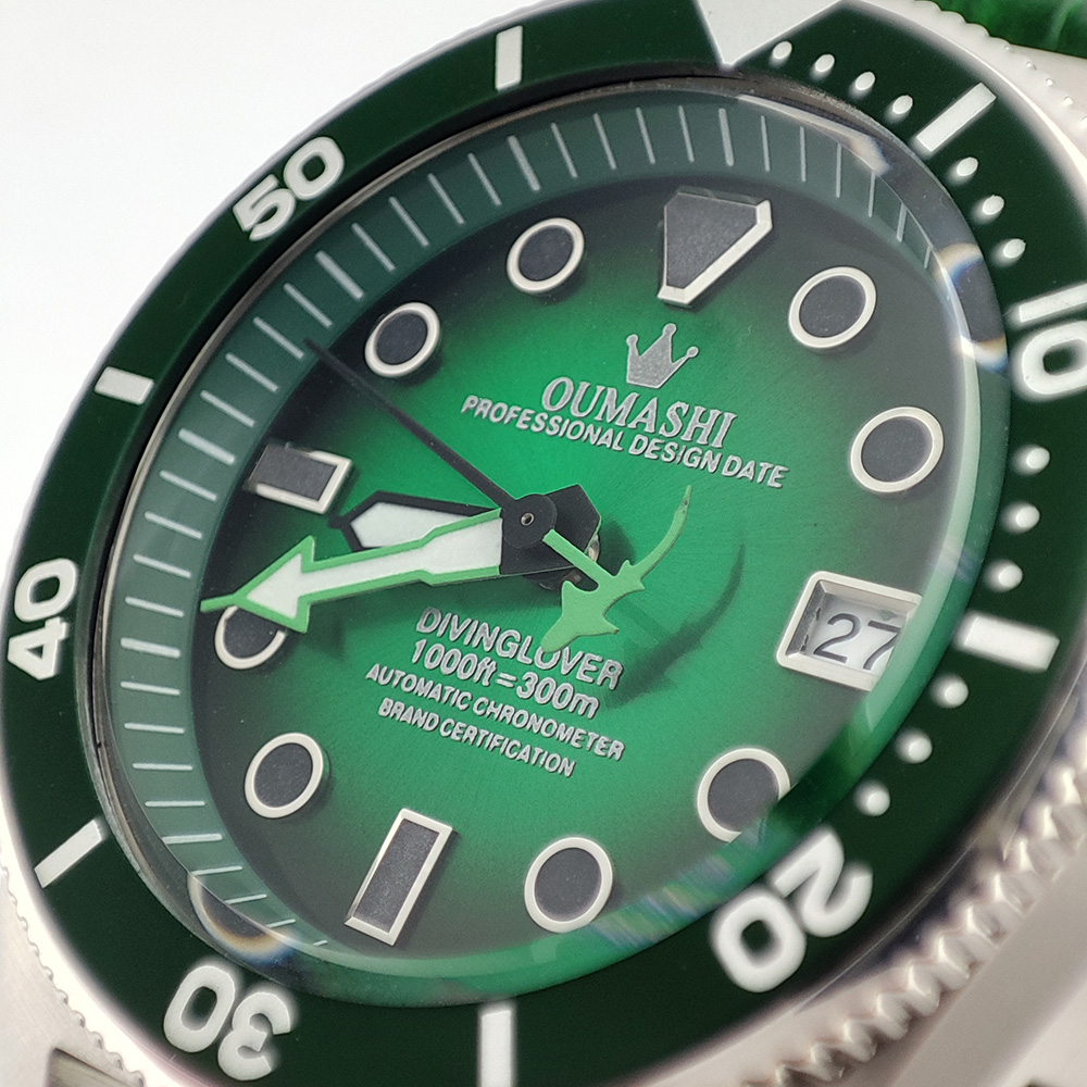 40.5mm customized watch NH35 M - Push Button Tactile ulasan dan harga