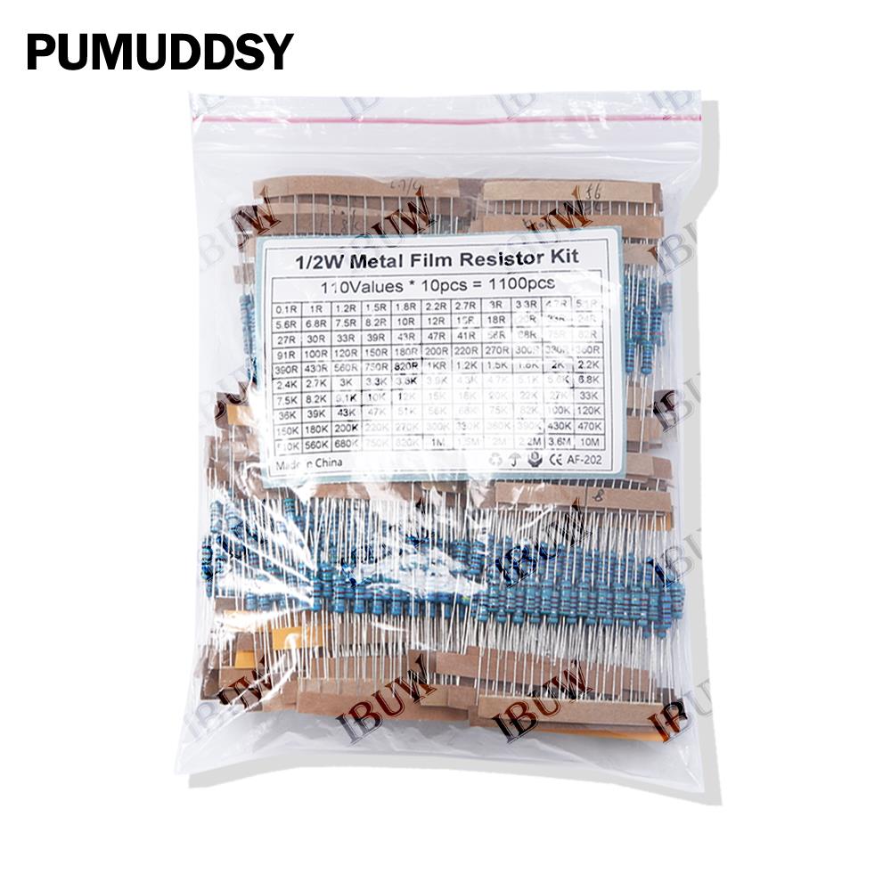 1/4W 1/2W 1W 2W 3W Resistance  - Resistor Kit 1 4W ulasan dan harga