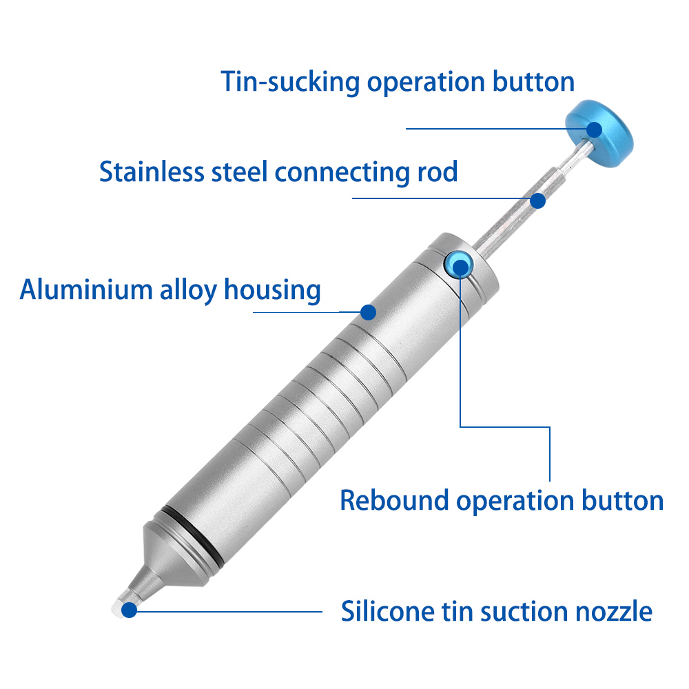 Manual Vacuum Solder Suction P - Desoldering Pump Solder ulasan dan harga