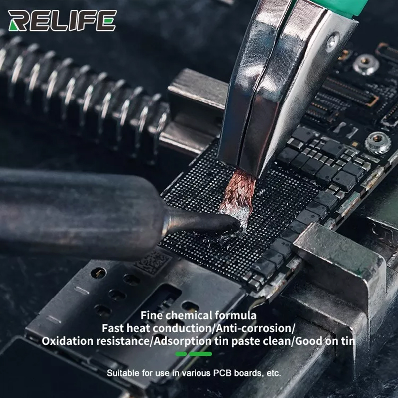 RELIFE desoldering mesh anti-h - Desoldering Pump Solder ulasan dan harga