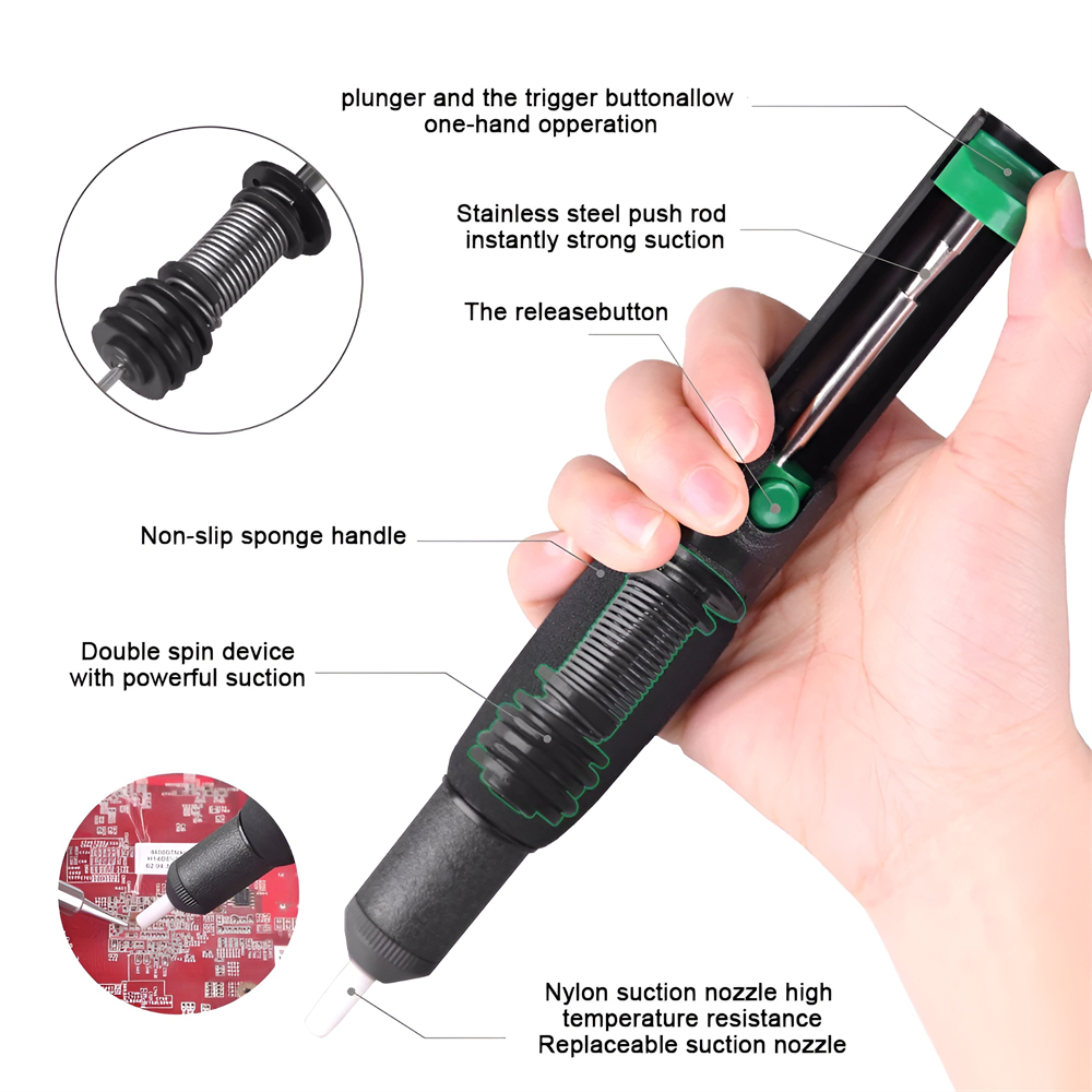 Metal Desoldering Pump Suction - Desoldering Pump Solder ulasan dan harga