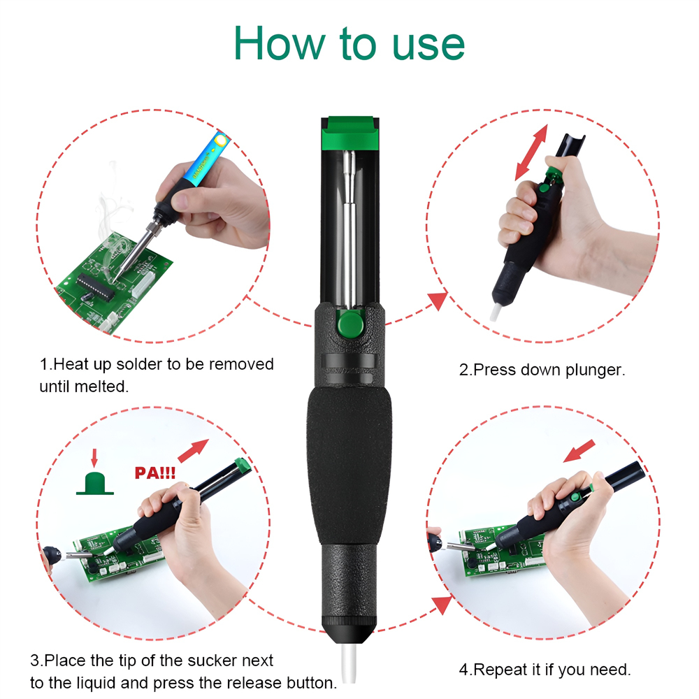 Metal Desoldering Pump Suction - Desoldering Pump Solder ulasan dan harga