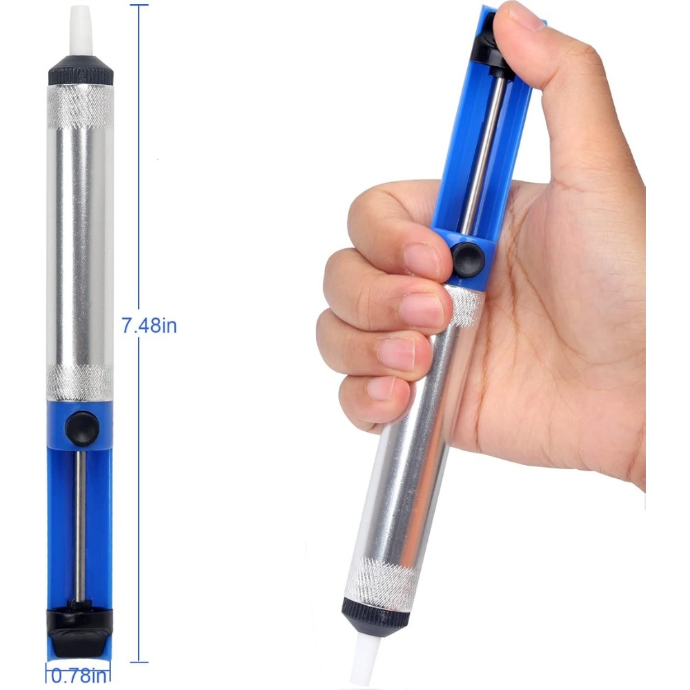 Aluminum Desoldering Pump Vacu - Flux Pen Electronics ulasan dan harga