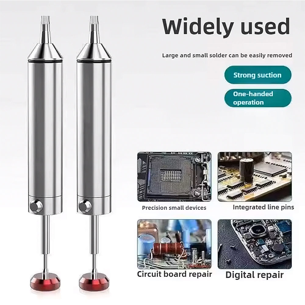 Aluminum Desoldering Pump Suct - Flux Pen Electronics ulasan dan harga