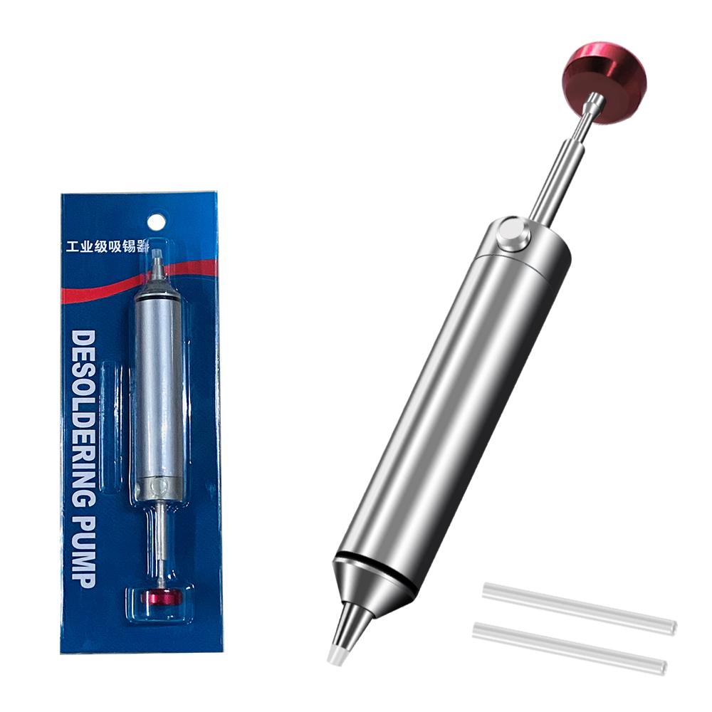 Aluminum Desoldering Pump Suct - Flux Pen Electronics ulasan dan harga
