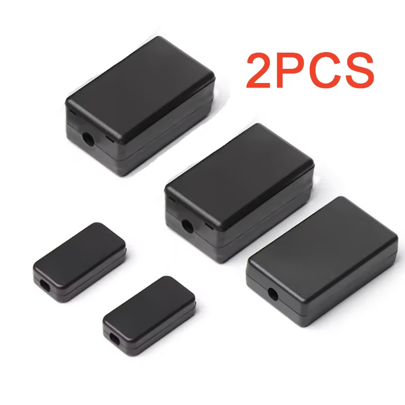 2PCS Plastic Waterproof Black  - Diy Electronics Websites ulasan dan harga
