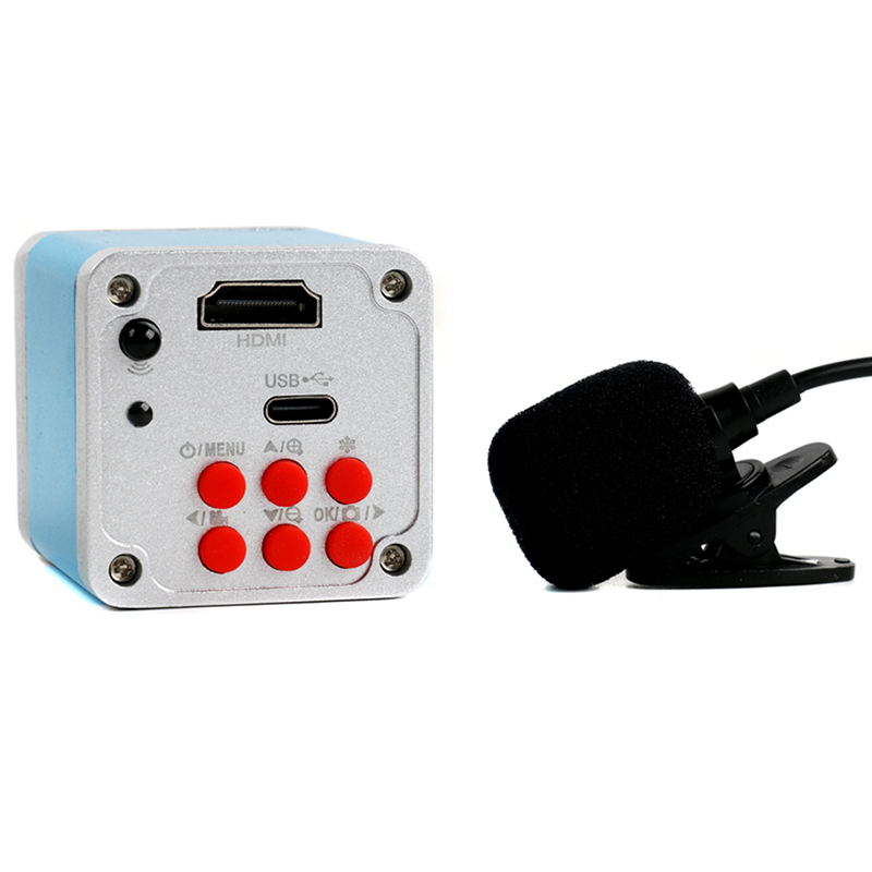 60MP Microscope Camera HDMI 4K - Diy Electronics Microscope ulasan dan harga