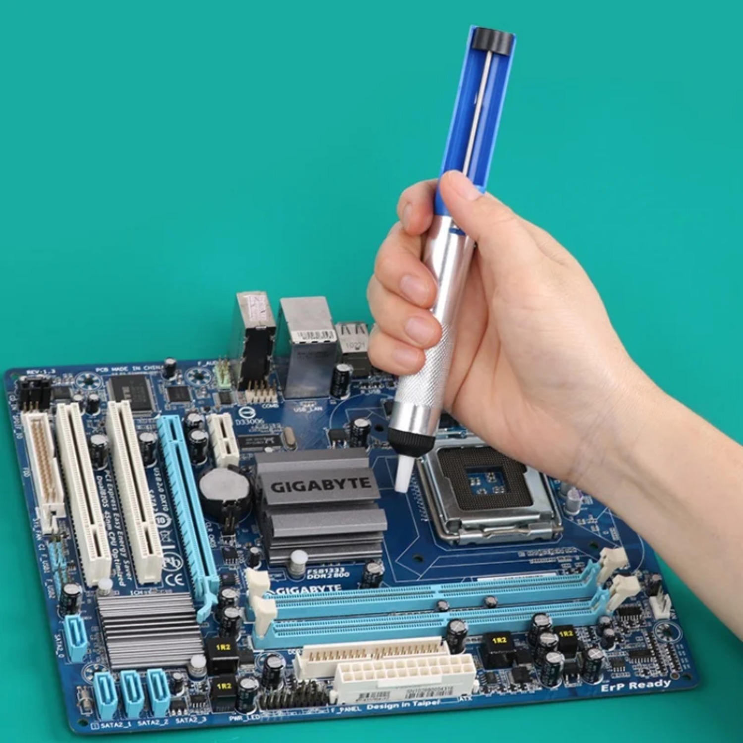 Aluminum Metal Desoldering Pum - Desoldering Pump Solder ulasan dan harga