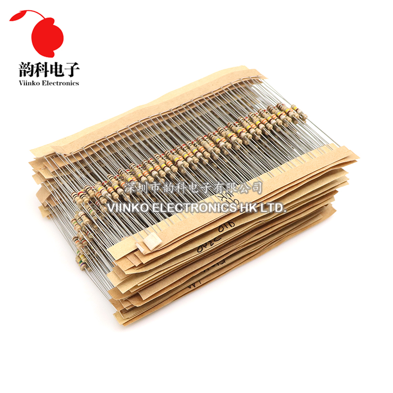 860pcs 1/4W Carbon Film Resist - Resistor Kit 1 4W ulasan dan harga