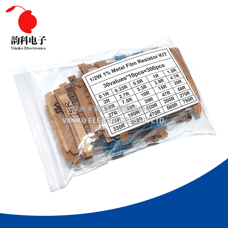 300PCS 150PCS 1/2W 1W 3W 2W Re - Resistor Kit 1 4W ulasan dan harga
