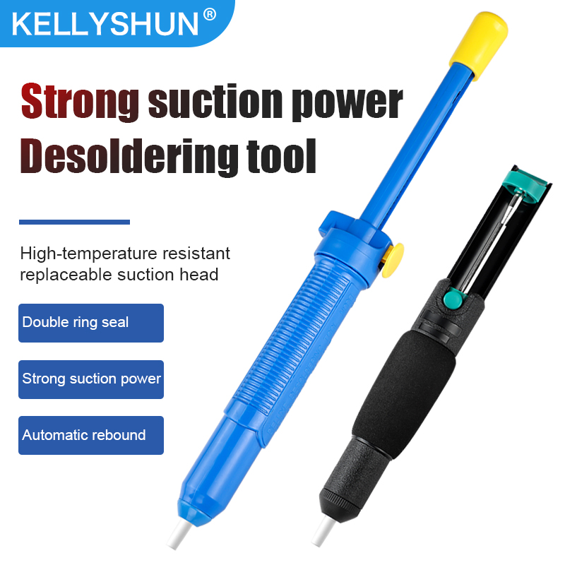 KELLYSHUN Solder Sucker Desold - Desoldering Pump Solder ulasan dan harga