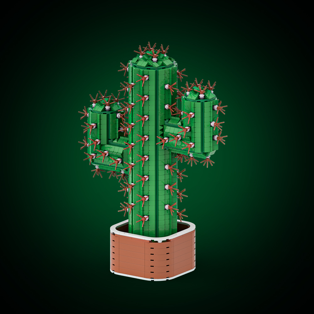 Gobricks  MOC The Giant Cactus - Diy Lego Electronics ulasan dan harga