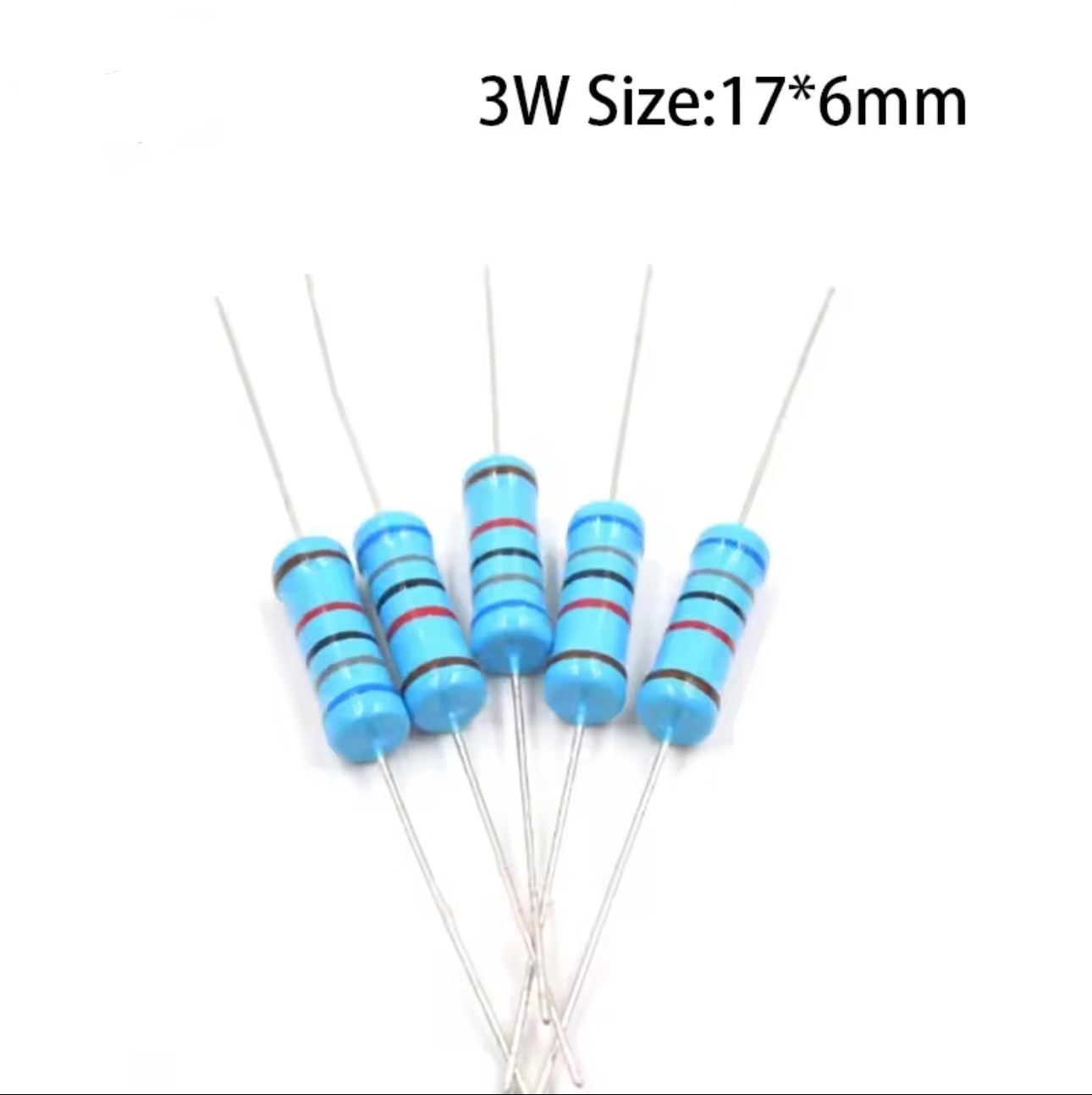 20pcs/lot 3W Metal Film Resist - Resistor Kit 1 4W ulasan dan harga