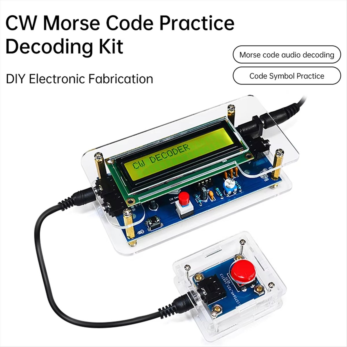 HDL DC9V CW Morse Code Decoder - Diy Electronics Audio ulasan dan harga