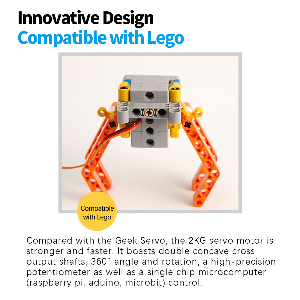 2KG Programmable 270° 360° Ser - Diy Lego Electronics ulasan dan harga