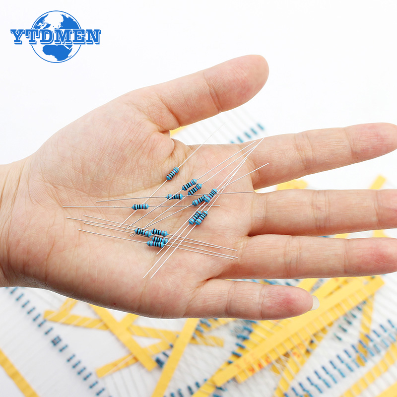300-600PCS 1/4W Metal Film Res - Resistor Kit 1 4W ulasan dan harga