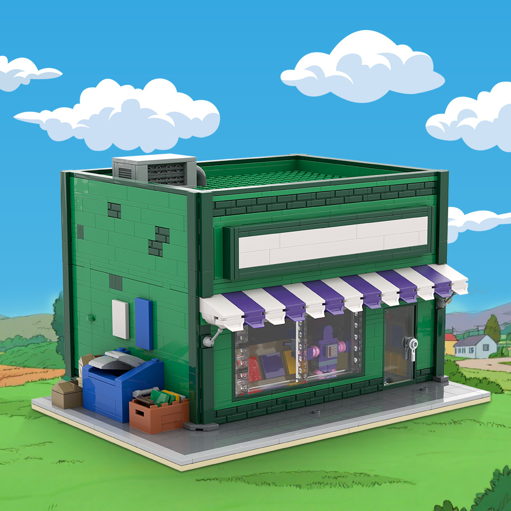 MOC Movie Street View The Andr - Diy Electronics Shop ulasan dan harga