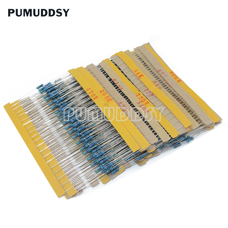 600pcs/set 30 Kinds 1/4W Resis - Resistor Kit 1 4W ulasan dan harga