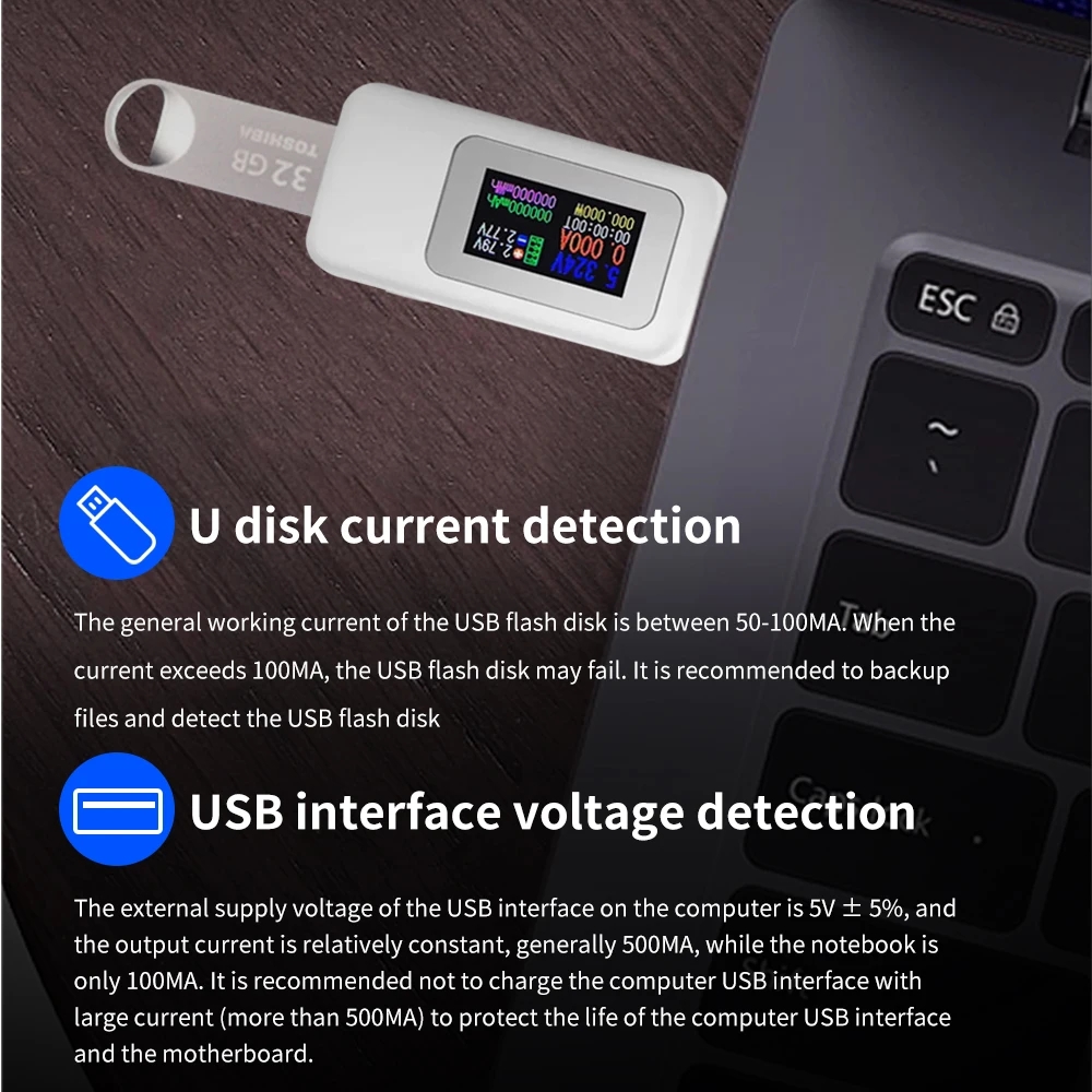 10 in 1 USB Tester DC Digital  - Logic Analyzer Usb ulasan dan harga