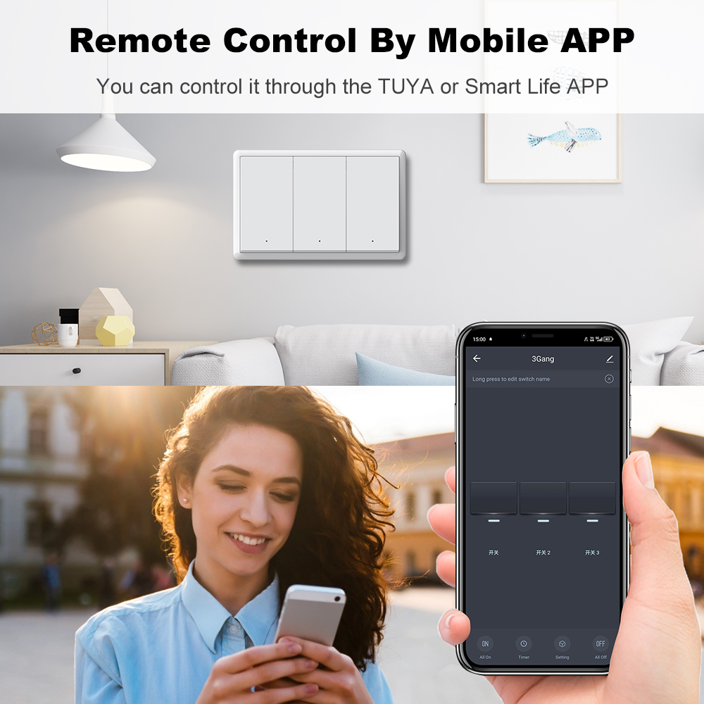 MANHOT ZigBee3.0 Smart Switch  - Push Button Tactile ulasan dan harga